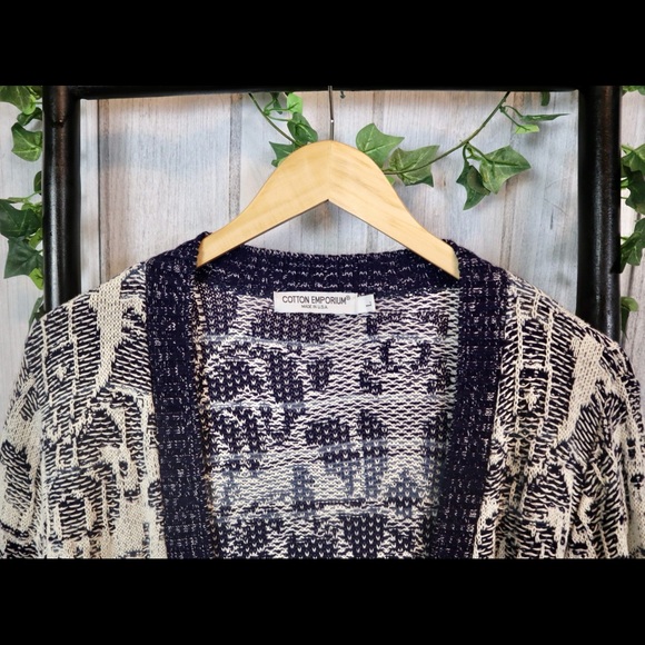 Cotton Emporium Made in U.S.A. Cardigan sweater - Picture 3 of 3